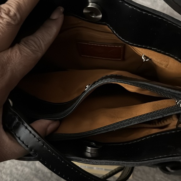 Patricia Nash Parisian Newspaper Satchel Crossbody - Picture 3 of 6